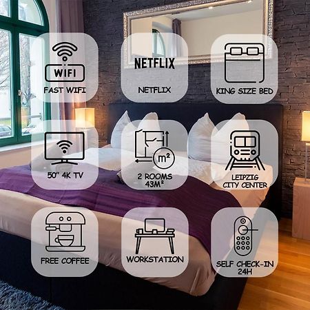 Feelgoodflats Design Apartment In City Center, Central Station Close With Netflix Und Workplace 莱比锡 外观 照片